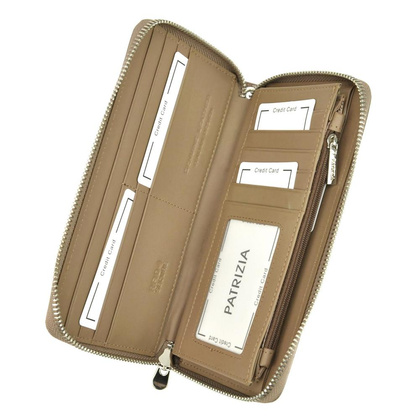 Portfel damski skórzany PELLUCCI FF-119 RFID Niebieski