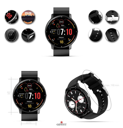 Smartwatch Giewont GW120-2 PRO Czarny