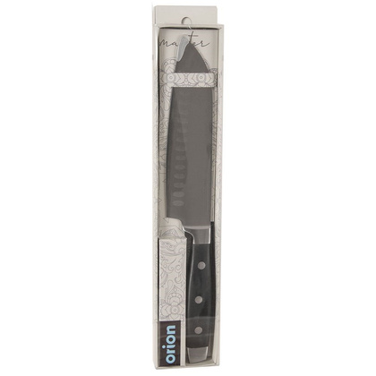 Nóż kuchenny stalowy azjatycki do siekania Santoku 33 cm
