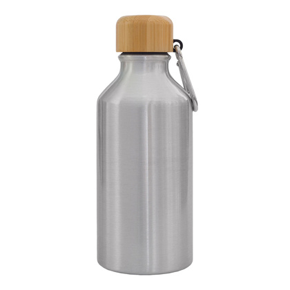 Butelka aluminiowa Isla 400ml, srebrny
