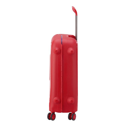 Delsey Moncey Mała twarda czerwona walizka kabinowa na kółkach 55 cm