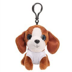 Pluszowy pies, zawieszka | Polly