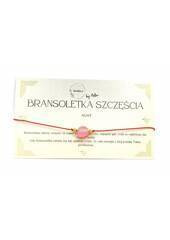 Bransoletka SZCZĘŚCIA Agat