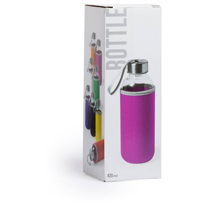 Szklana butelka sportowa 420 ml