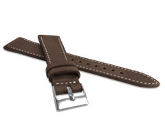LAVVU Naturalnie barwiony brązowy pasek NATURE ze skóry Top Grain - 18