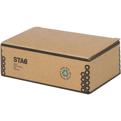 Octo zestaw śrubokrętów 8-w-1 z tworzyw sztucznych pochodzących z recyklingu z certyfikatem RCS z latarką