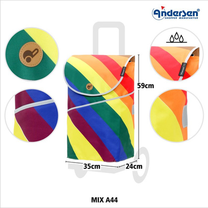 Wózek za zakupy ANDERSEN Scala MIX 112-333-A44