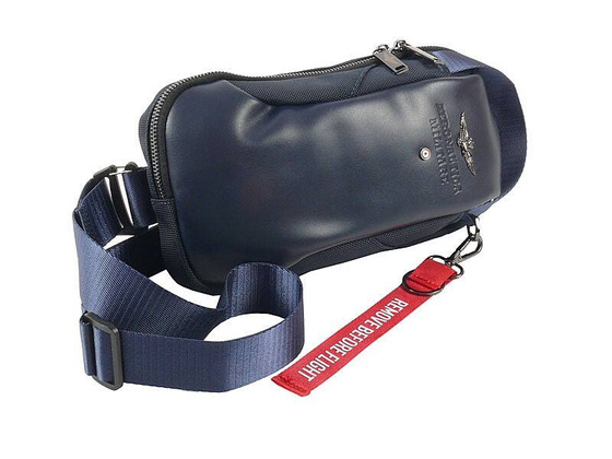 Torba na ramię AERONAUTICA MILITARE Bolt Niebieska