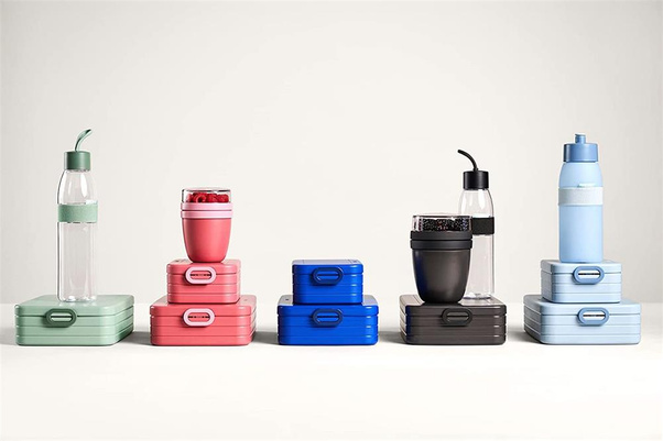 Lunchbox Take a Break bento midi vivid blue 107632110100