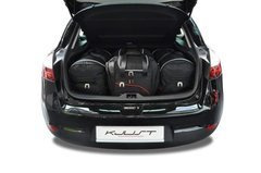 RENAULT MEGANE HATCHBACK 2008-2015 TORBY DO BAGAŻNIKA 4 SZT KJUST