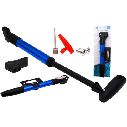 POMPKA ROWEROWA MINI ALU XQMAX  NIEBIESKA