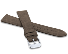 LAVVU Jasnobrązowy szyty pasek SUEDE z luksusowej skóry Top Grain - 20