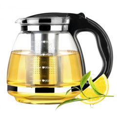 Żaroodporny dzbanek z zaparzaczem i pokrywką  2000 ml - DZ08