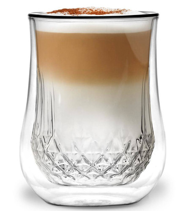 Zestaw 2 szklanek z podwójną ścianką Diamante 300 ml 25844