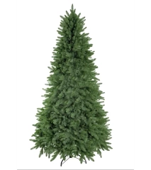 Choinka sztuczna PE11 220 cm FULL PE zielona gęsta z metalowym stojakiem