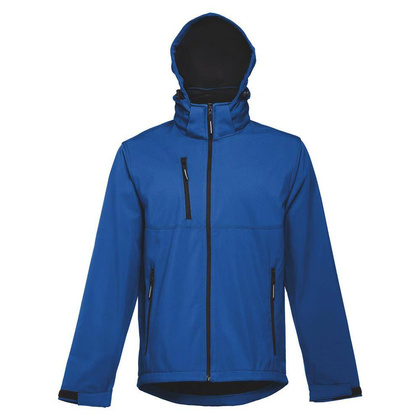 THC ZAGREB. Męska kurtka softshell z poliestru i elastanu