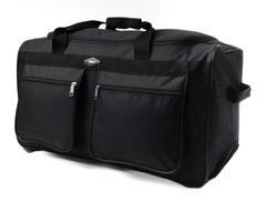 Duża torba podróżna na kołach PELLUCCI RGL A4 Czarna