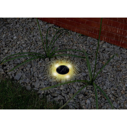 LAMPA SOLARNA DYSKOWA 28 LED DO WBICIA W GRUNT