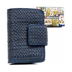 Portfel damski R-613-DDW granatowy