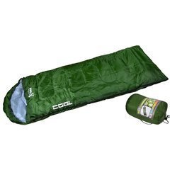 Śpiwór turystyczny mumia kołdra Cool zielony