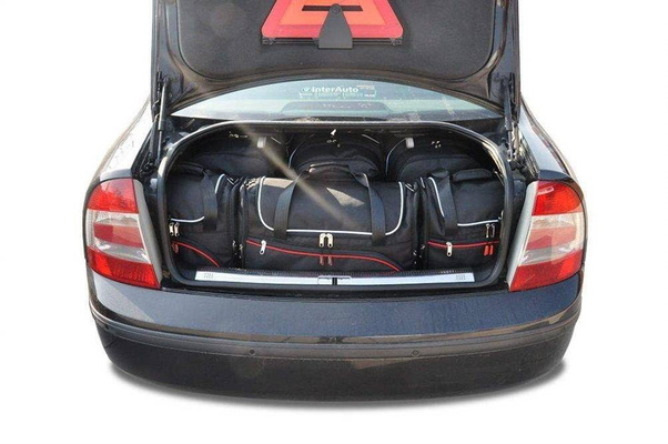 SKODA SUPERB LIMOUSINE 2001-2008 TORBY DO BAGAŻNIKA 5 SZT KJUST