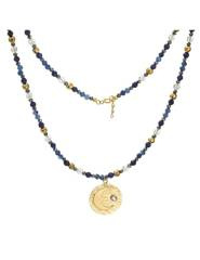 Naszyjnik KSIĘŻYC Lapis 925