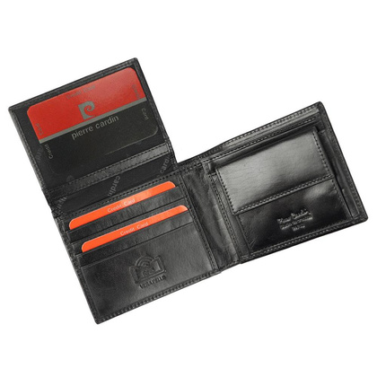 Portfel męski skórzany PIERRE CARDIN TILAK51 8825 Czarny