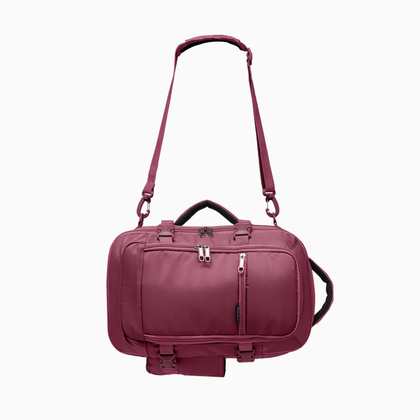 Wielofunkcyjny plecak z miejscem na laptop 14" PUCCINI EASY PACK PM90171 3B Bordowy