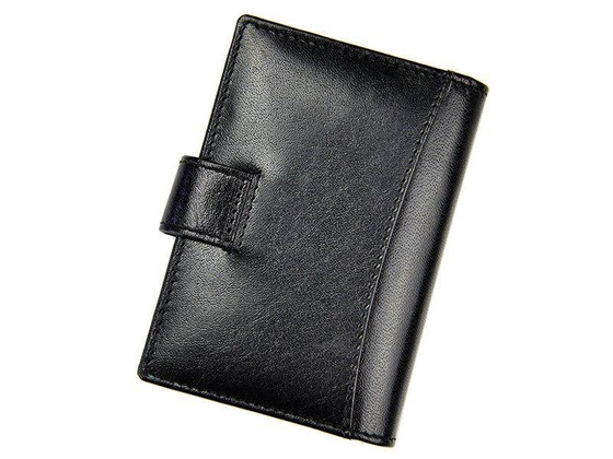 Eleganckie skorzane etui na karty i dokumenty