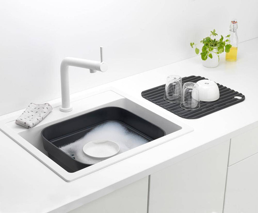 Pojemnik do zmywania z ociekaczem SinkSide ciemnoszary 302664