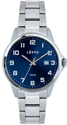 LAVVU Stylowy zegarek HAMRE Blue 100M