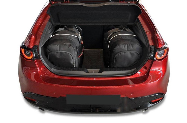 MAZDA 3 HATCHBACK 2018+ TORBY DO BAGAŻNIKA 4 SZT KJUST
