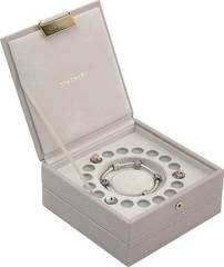 Szkatułka na bransoletkę i charmsy Stackers podwójna taupe