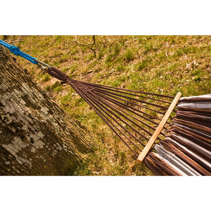 Hamak ogrodowy 2 osobowy Luxe XXL 250x150cm Saska Garden