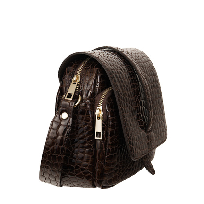 Skórzana Torebka damska Canaletto lakierowana skóra naturalna TD690s341