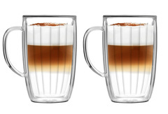 Komplet 2 szklanek wysokich z uchem Tulip 350 ml  8975