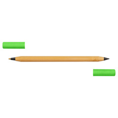 Bambusowy długopis 2 w 1, "wieczny" ołówek | Mikayla