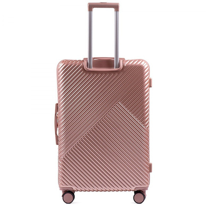 Duża walizka WINGS WN01 L Różowa