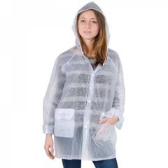 Płaszcz przeciwdeszczowy CLERMONT-FERRAND Przeźroczysty