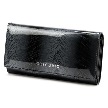 Duży portfel damski skórzany PELLUCCI FF-102 Brązowy