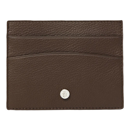 Etui na karty Button Brown