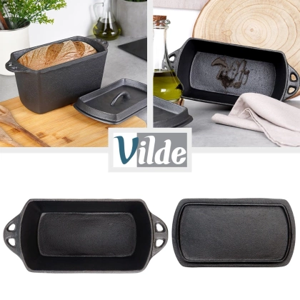 Forma do chleba z pokrywką żeliwna CAST LINE 27 cm, 2 l