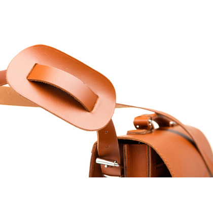 TECZKA SKÓRZANA 2W1 KEMER VOOC Vintage  P112 CZARNA