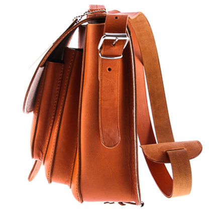 TECZKA SKÓRZANA 3W1 KEMER VOOC Vintage  P13 BRĄZOWA