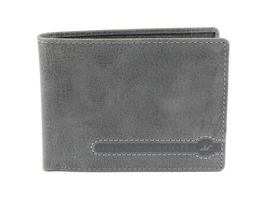 BH-392 TUCSON Portfel męski skórzany Szary