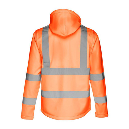 THC ZAGREB WORK. Kurtka softshell o wysokiej widoczności (unisex)