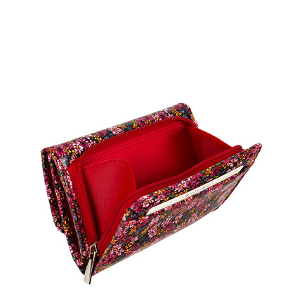 Portfel damski czerwony skórzany RFID BajuBaj PD1202cs82 RFID