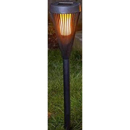 LAMPA POCHODNIA SOLARNA 2W1 EFEKT PŁOMIENIA 12 LED