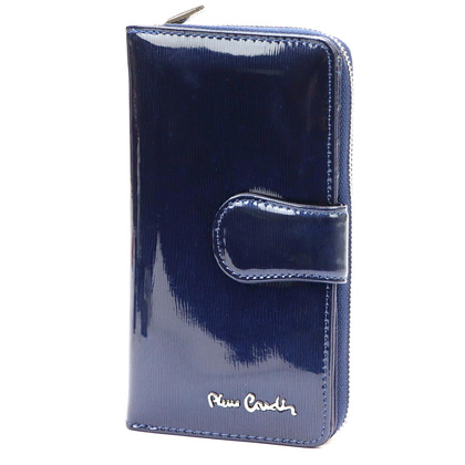 Duży skórzany portfel damski Pierre Cardin 