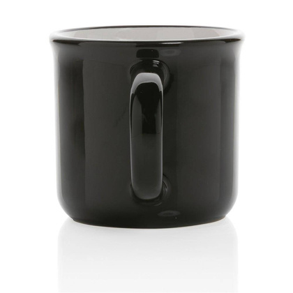 Kubek ceramiczny 280 ml UPOMINKARNIA Czarny